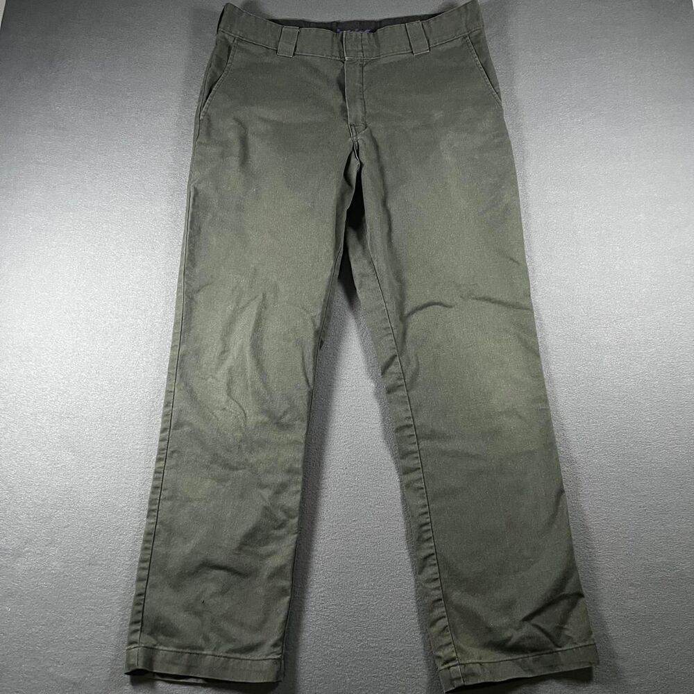 Dickies Men's Green and Khaki Trousers